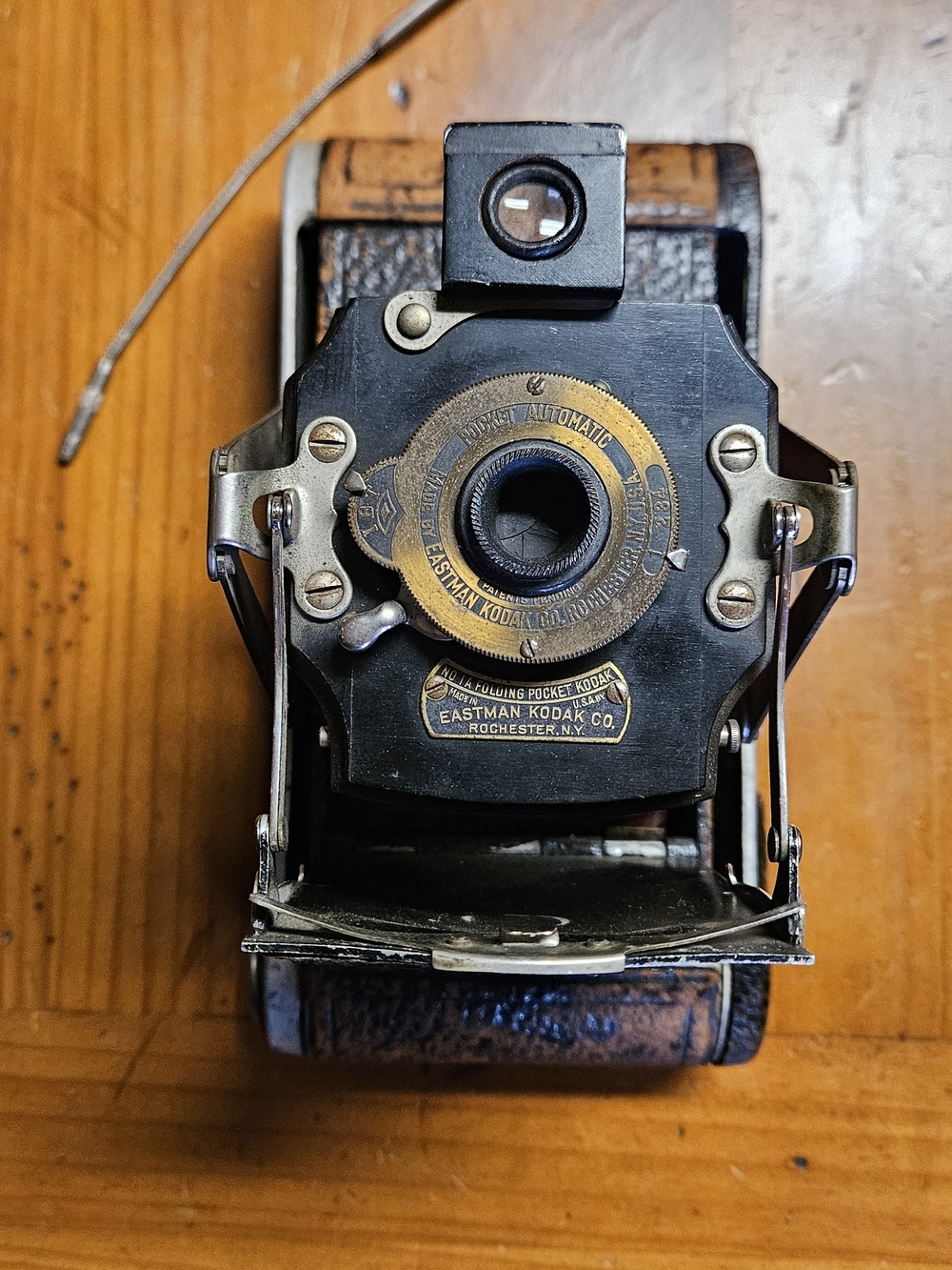Eastman Kodak No. 1A Vintage Folding Camera - Black and Brown